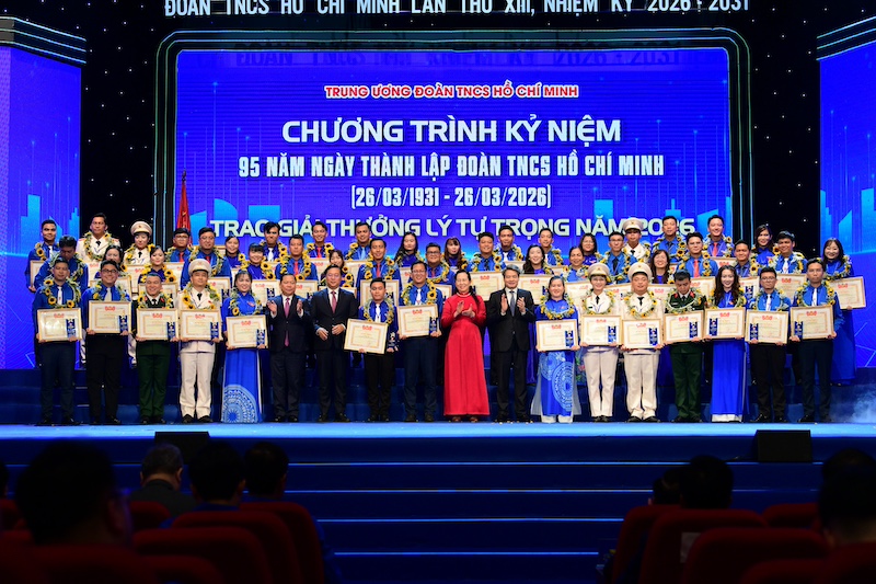 “Thủ lĩnh” Đoàn Học viện Tư pháp nhận Giải thưởng Lý Tự Trọng năm 2026